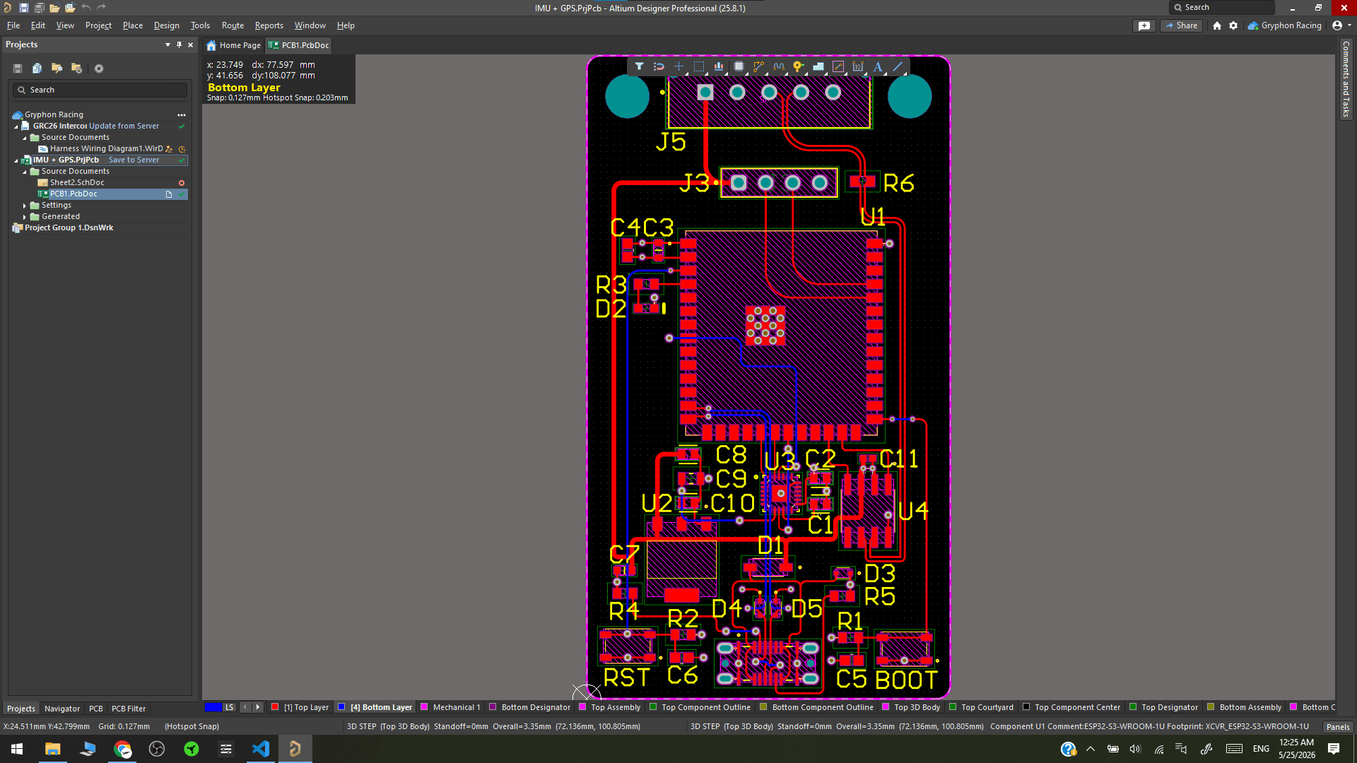 GRC26 IMU-GPS Module